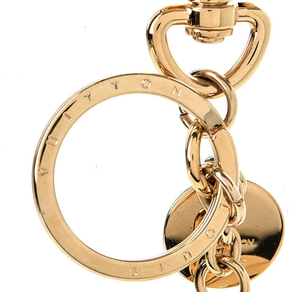 Louis Vuitton LV Circle Bag Charm Key Holder Gold 7 of 8