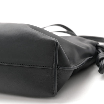 Loewe Calfskin Mini Flamenco Knot Clutch Black 9 of 10