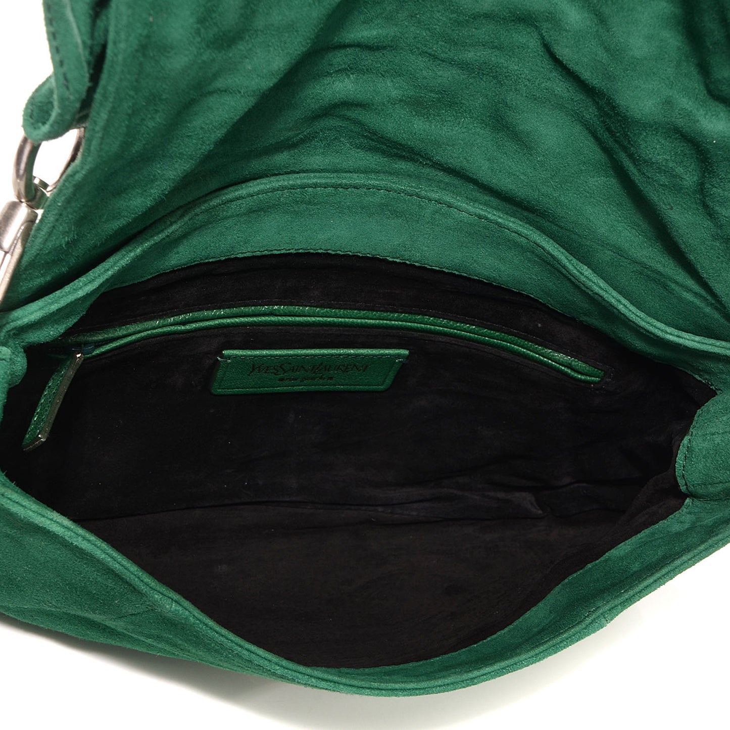 Suede Nadja Shoulder Bag Green