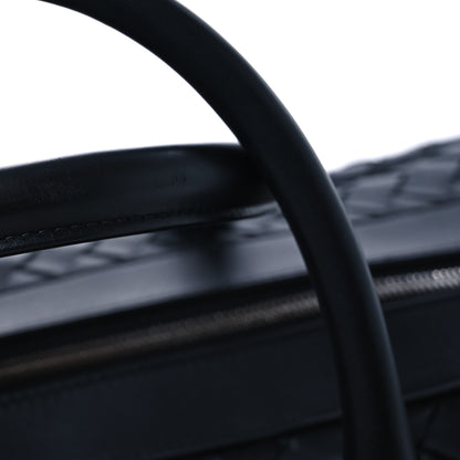 Bottega Veneta Calfskin Intrecciato Hydrology Gym Bag Black 9 of 13