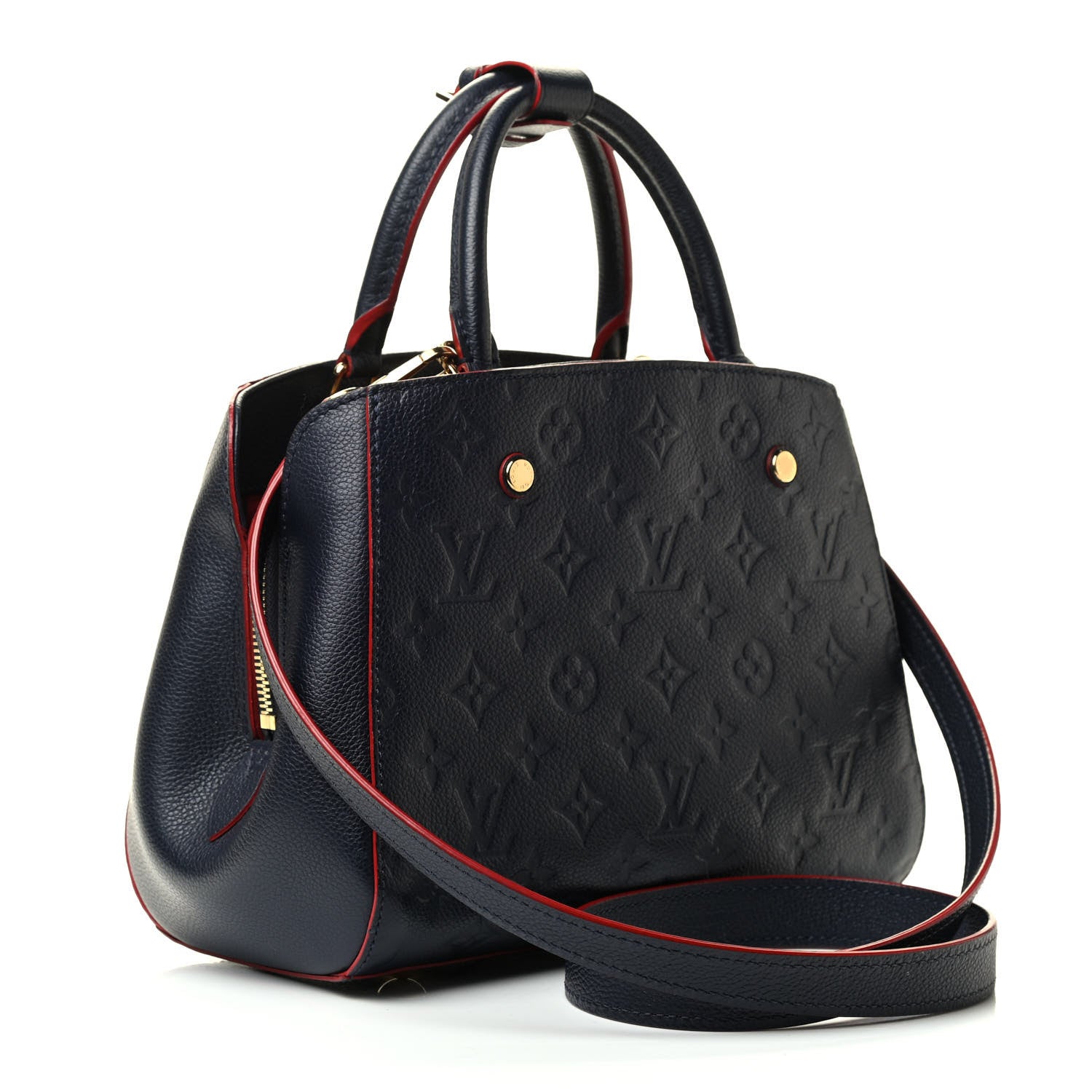 Louis Vuitton Empreinte Montaigne BB Marine Rouge 3 of 10