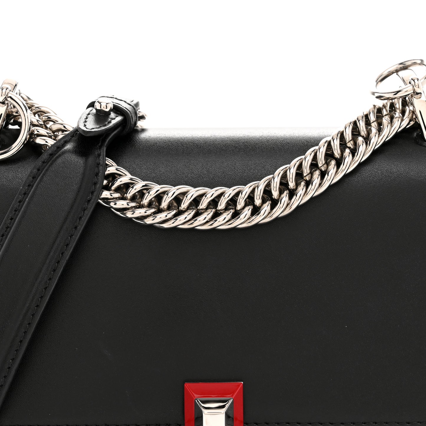 Vitello Liberty Studded Small Kan I Shoulder Bag Black Multicolor
