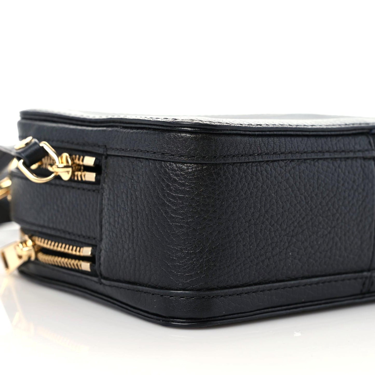 Calfskin Mini The Textured Box Bag Black