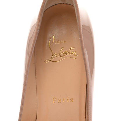 Christian Louboutin Patent Pigalle 100 Pumps 36.5 Nude 6 of 12