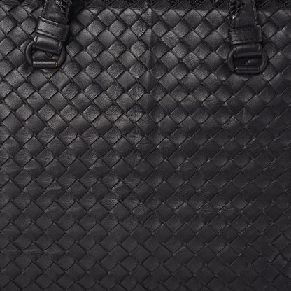Bottega Veneta Nappa Intrecciato Ayers Brick Tote Black 7 of 9
