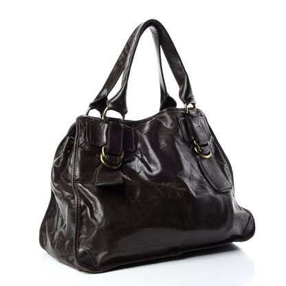Chloe Calfskin Large Bay Tote Brown 3 of 14