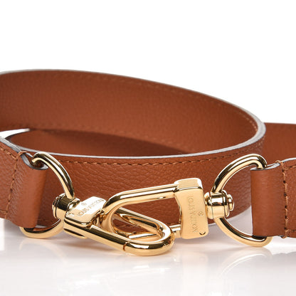 Louis Vuitton Calfskin Manhattan Shoulder Strap Caramel 2 of 3