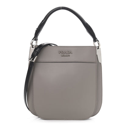 Prada City Calfskin Small Margit Bag Argilla Black 1 of 8