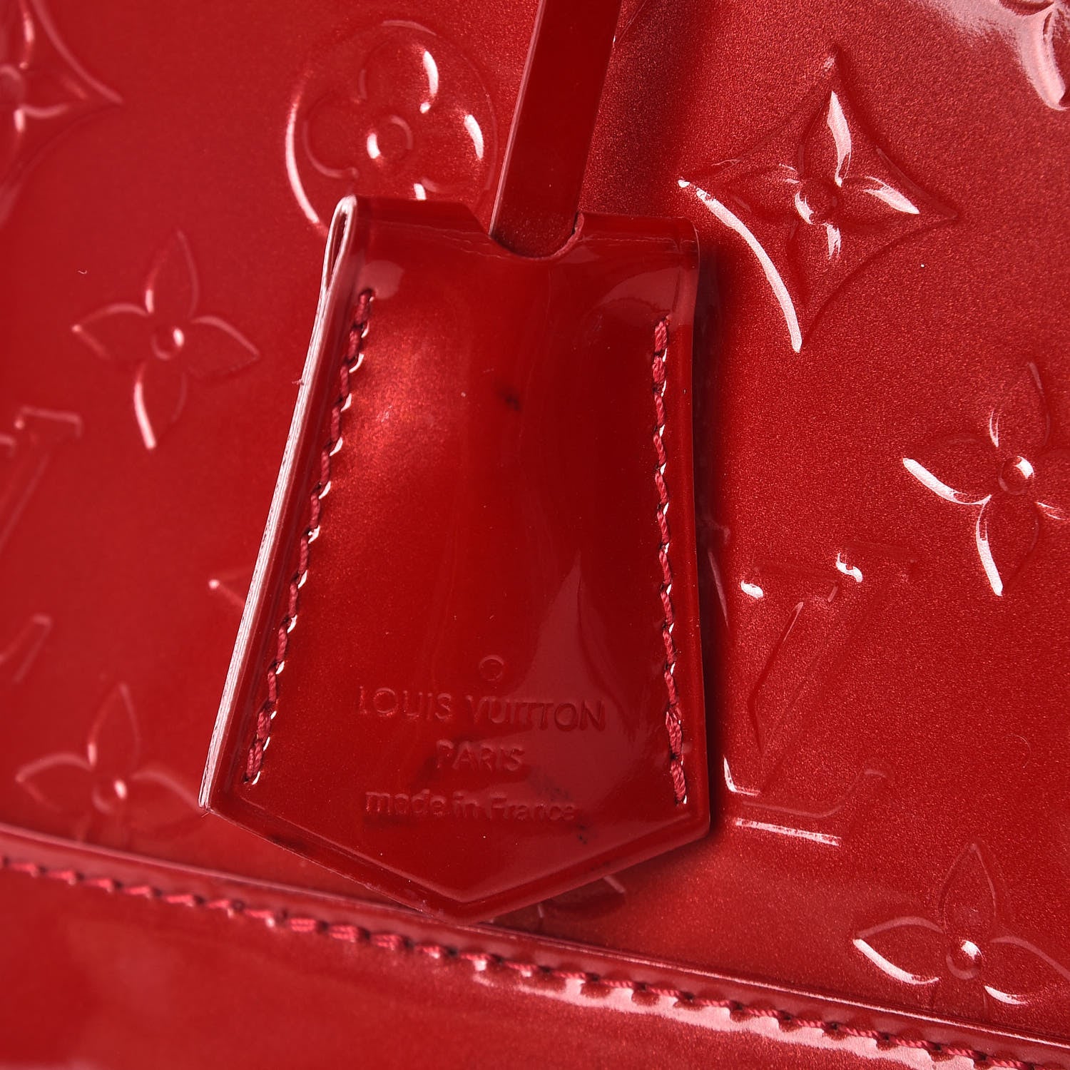 Louis Vuitton Vernis Alma GM Pomme D'Amour 11 of 15