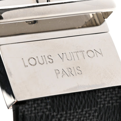 Louis Vuitton Damier Graphite Calfskin Belt 85 34 Black 6 of 7