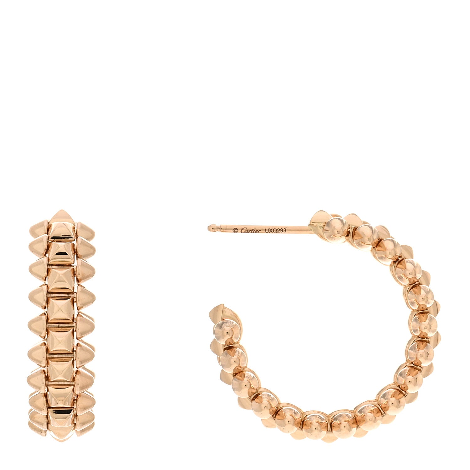 Cartier 18K Pink Gold Small Clash de Cartier Earrings 1 of 5