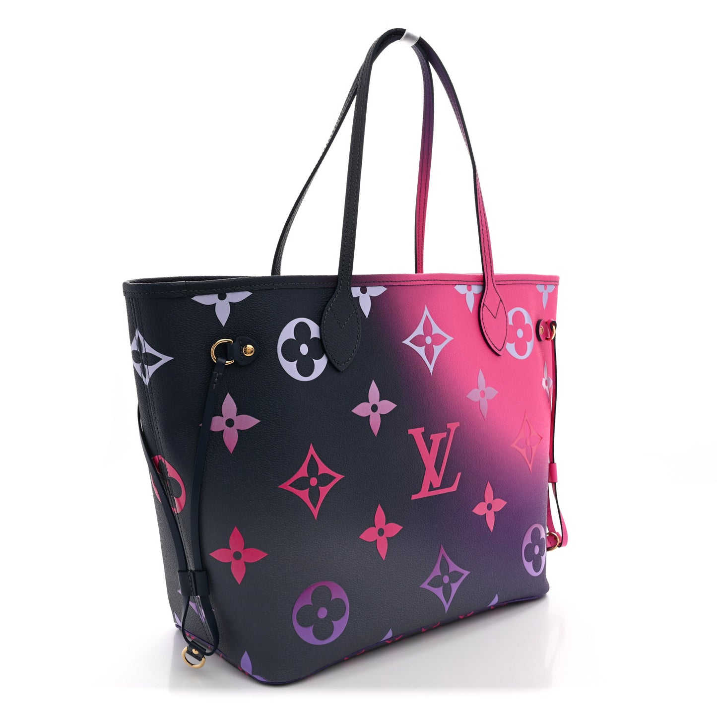 Monogram Giant Spring In The City Neverfull MM Midnight Fuchsia