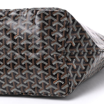 Goyard Goyardine Saint Louis GM Black Gold 8 of 10