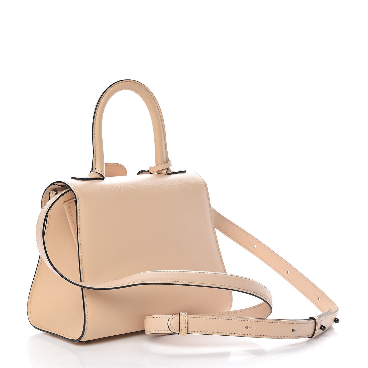 Calfskin Mini Brillant Satchel Nude