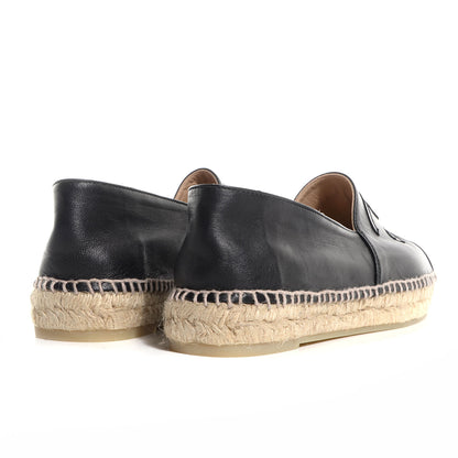 Chanel Lambskin Espadrilles Black 42 3 of 6