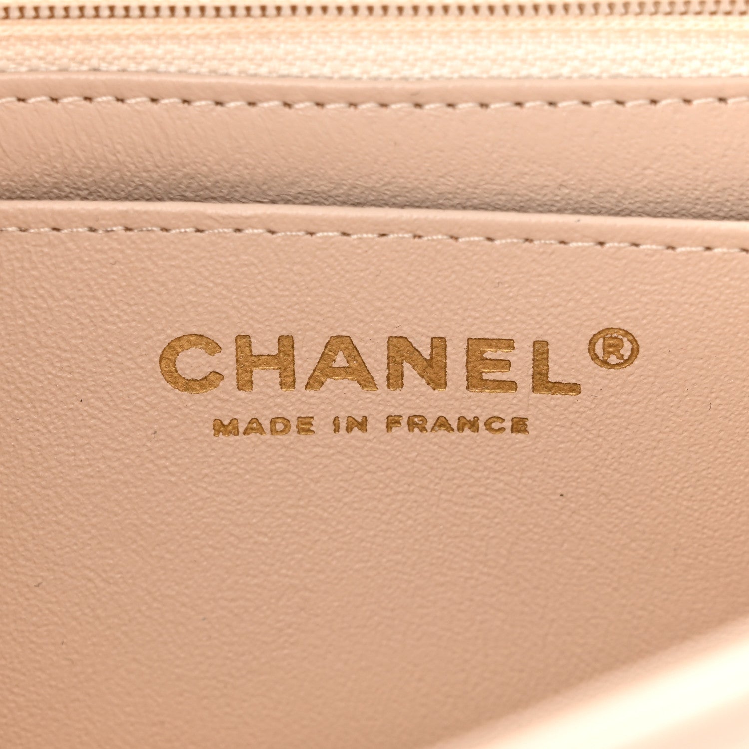 Chanel Lambskin Quilted Mini Rectangular Flap Light Beige 6 of 11