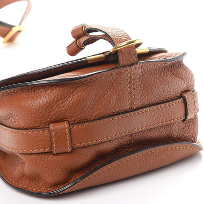 Chloe Calfskin Mini Marcie Round Crossbody Bag Tan 11 of 12