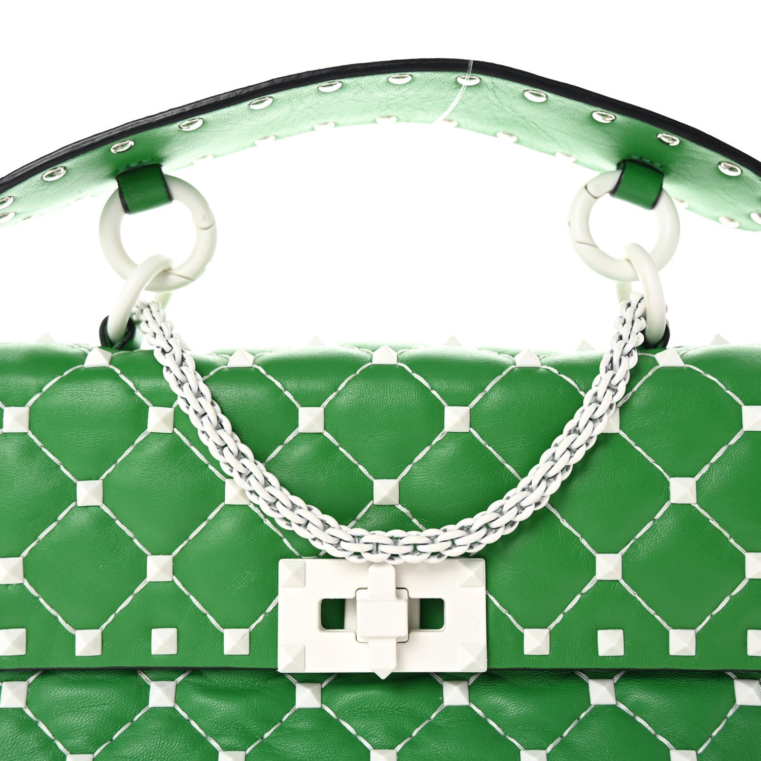 Valentino Garavani Nappa Small Free Rockstud Spike Shoulder Bag Peppermint 7 of 9
