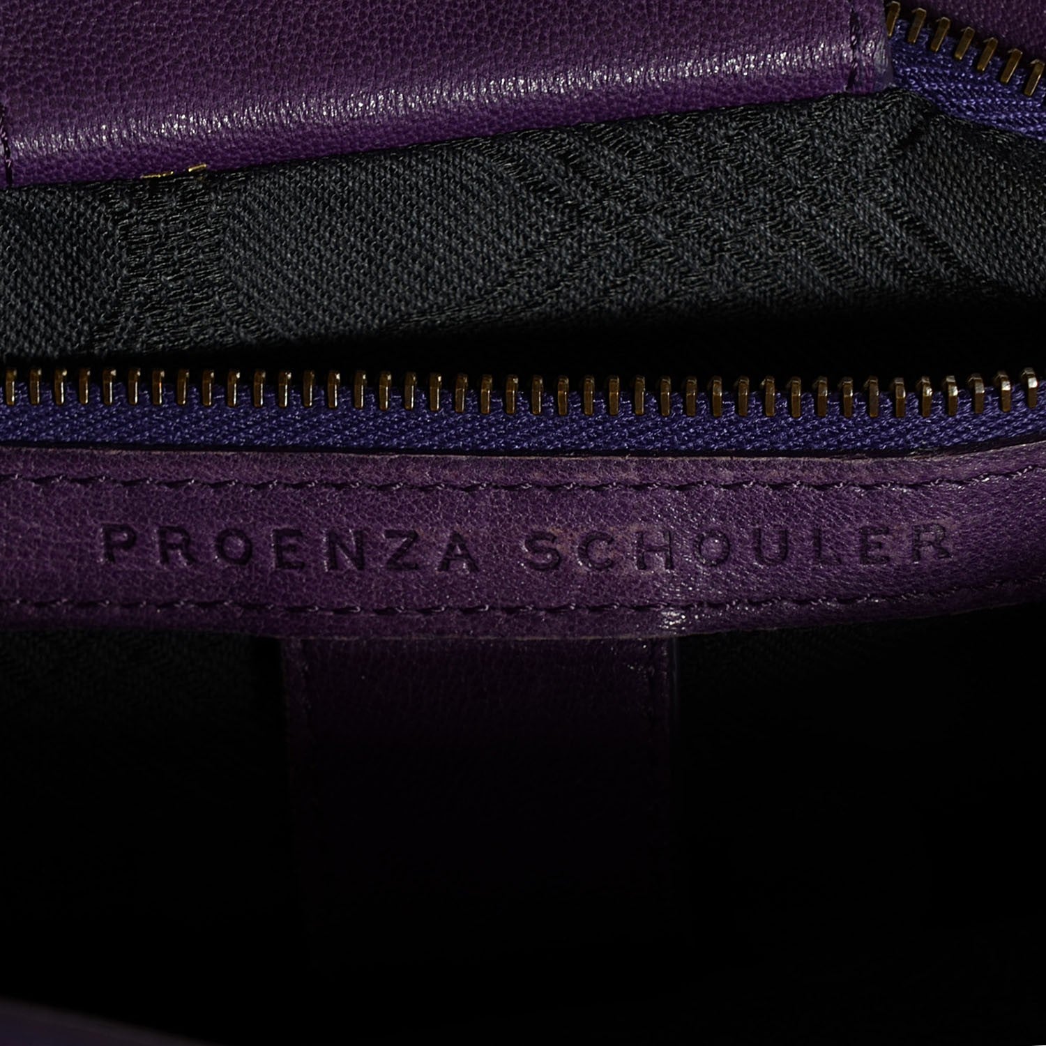 Proenza Schouler Lambskin Medium PS1 Satchel Plum 11 of 13