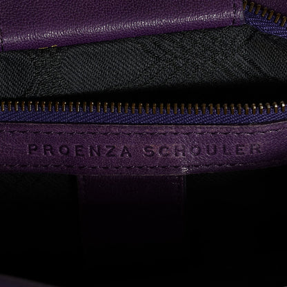 Proenza Schouler Lambskin Medium PS1 Satchel Plum 11 of 13