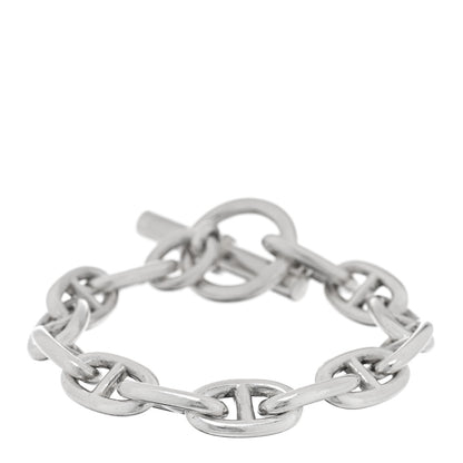Hermes Sterling Silver GM Chaine d'Ancre Bracelet 1 of 3