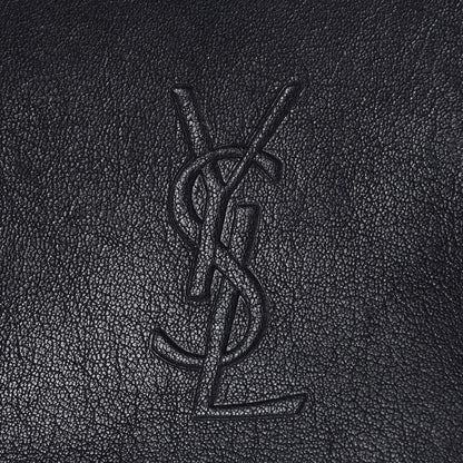 Saint Laurent Lambskin Monogram Small Lou Camera Bag Black 5 of 9