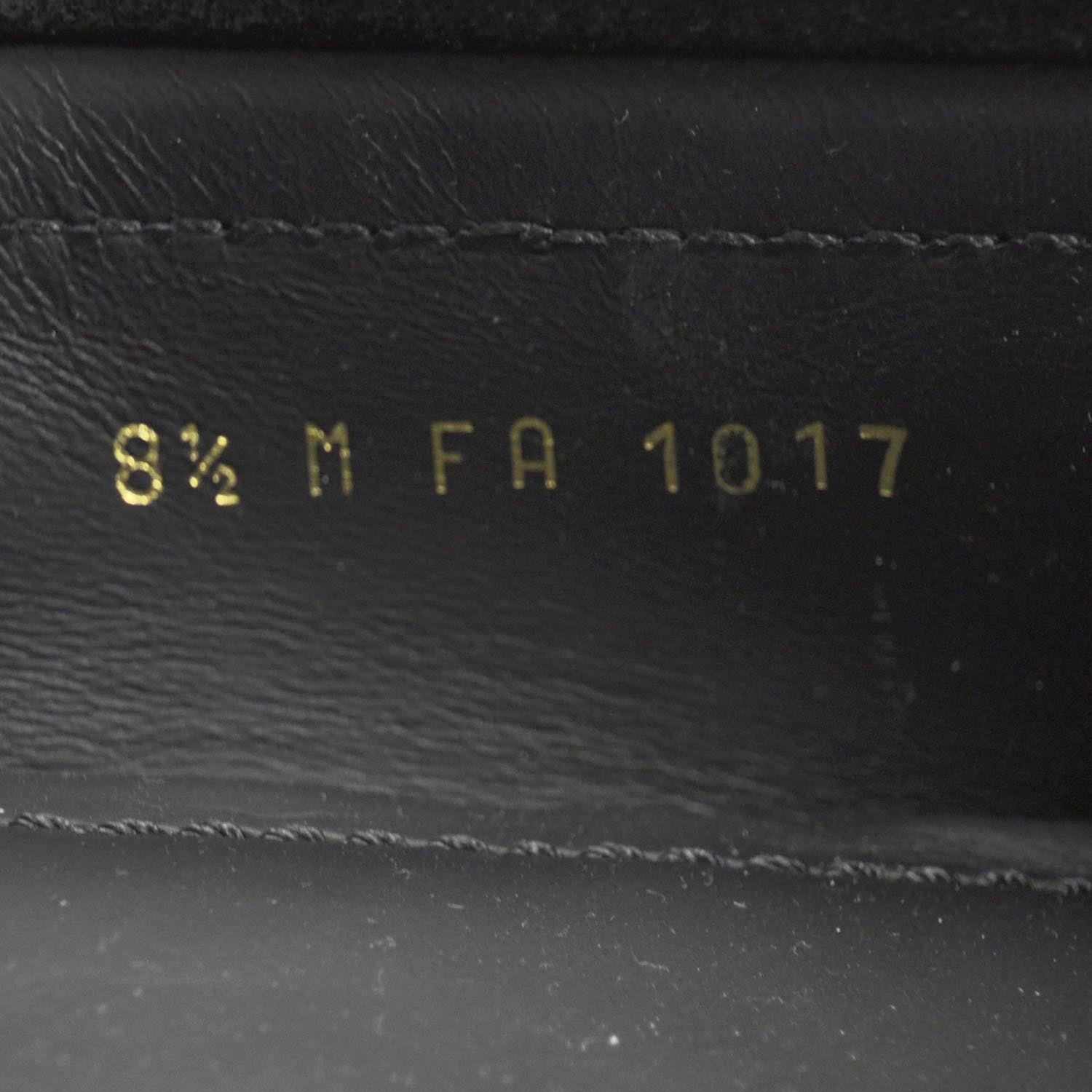 Louis Vuitton Suede Monte Carlo Loafers 8.5 Black 9 of 9