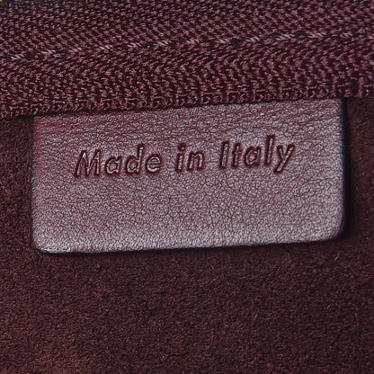 Celine Natural Calfskin Flat Bag Burgundy 7 of 10
