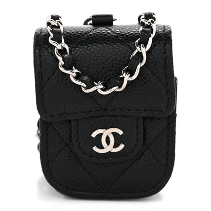 Chanel Caviar Quilted Airpods Pro Case Black 1 of 11