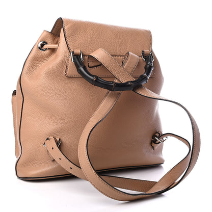 Gucci Cellarius Calfskin Medium Bamboo Backpack Camelia 3 of 10