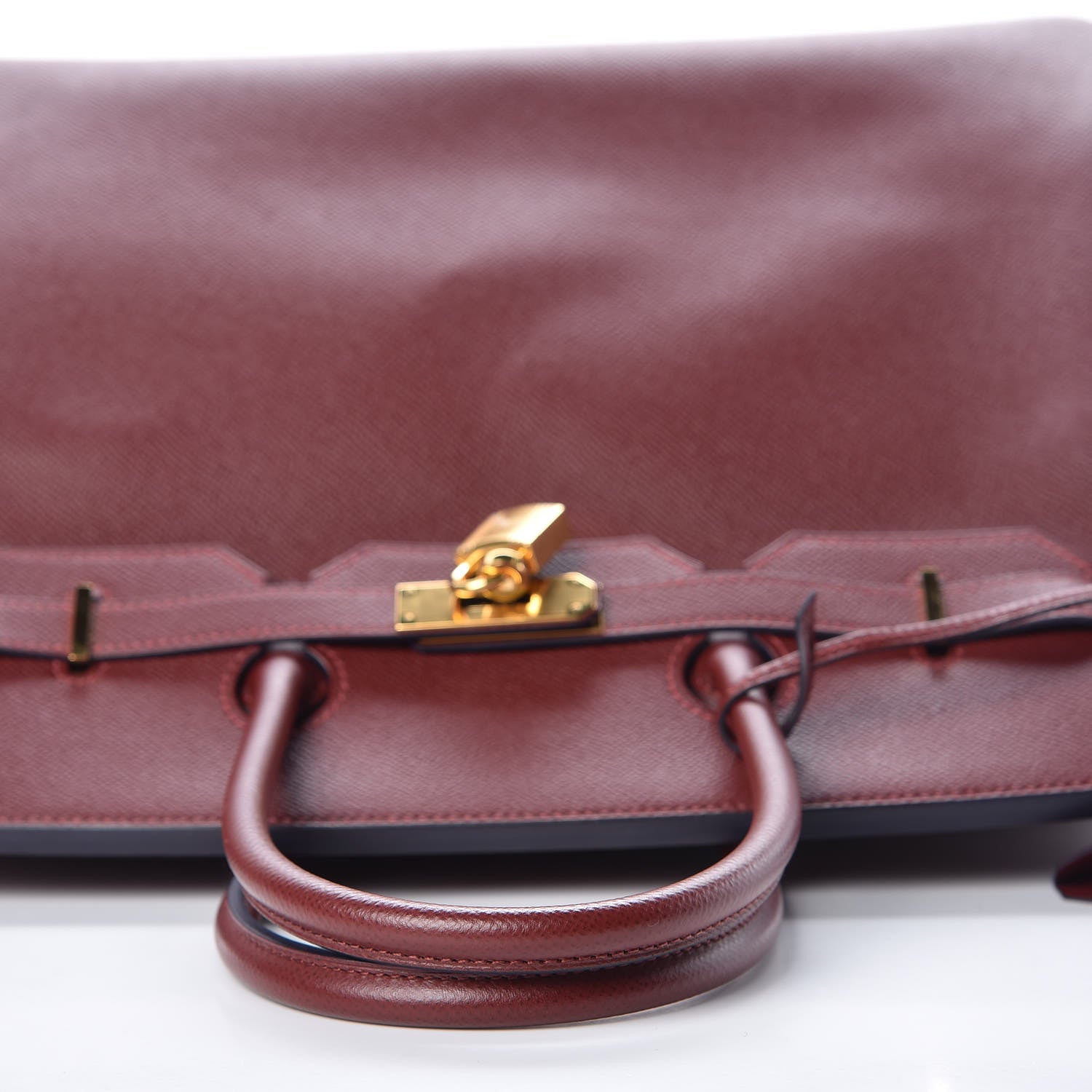 Hermes Epsom Contour Birkin 35 Rouge H 28 of 35
