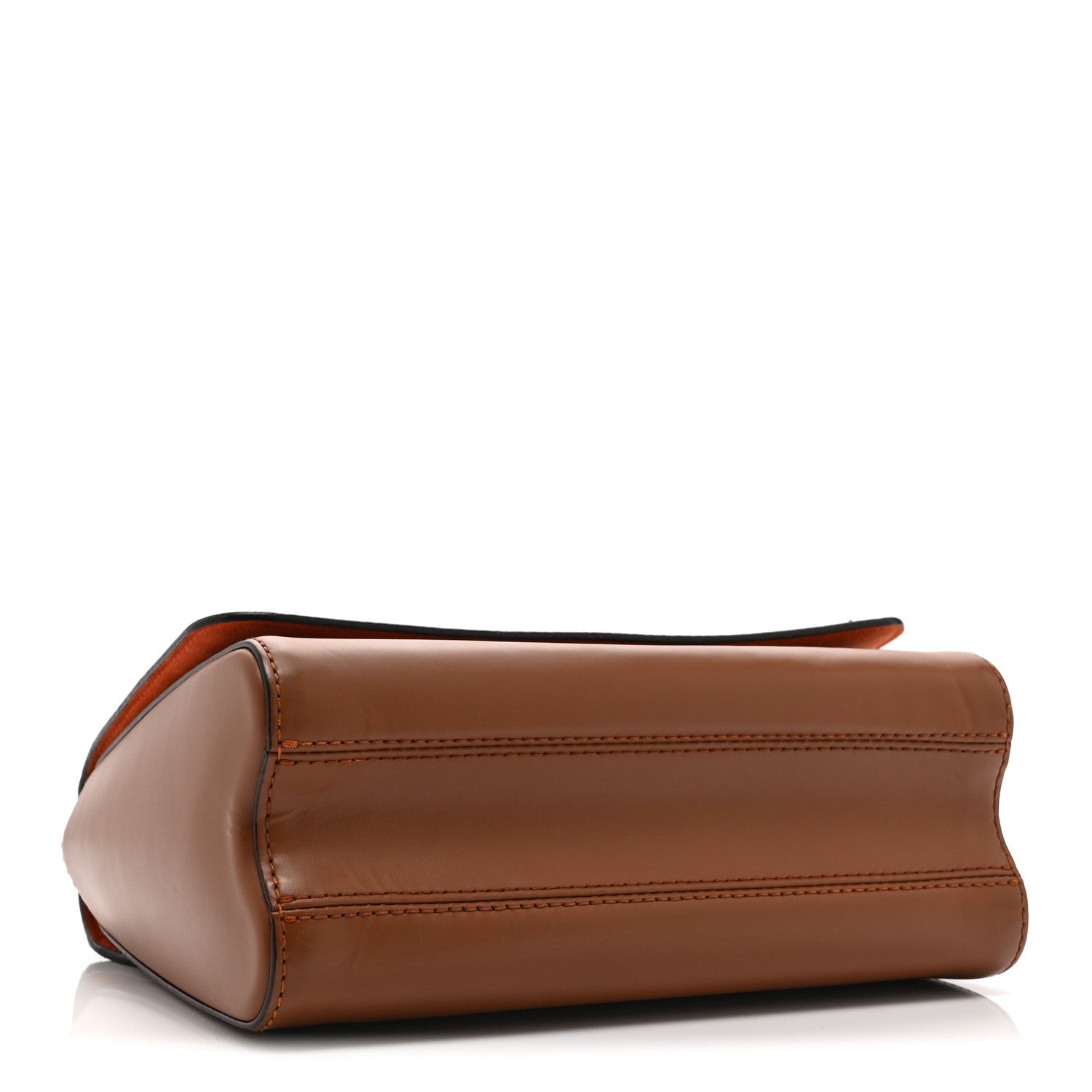 Louis Vuitton Calfskin Catogram Twist Shoulder Bag MM Marron 4 of 9
