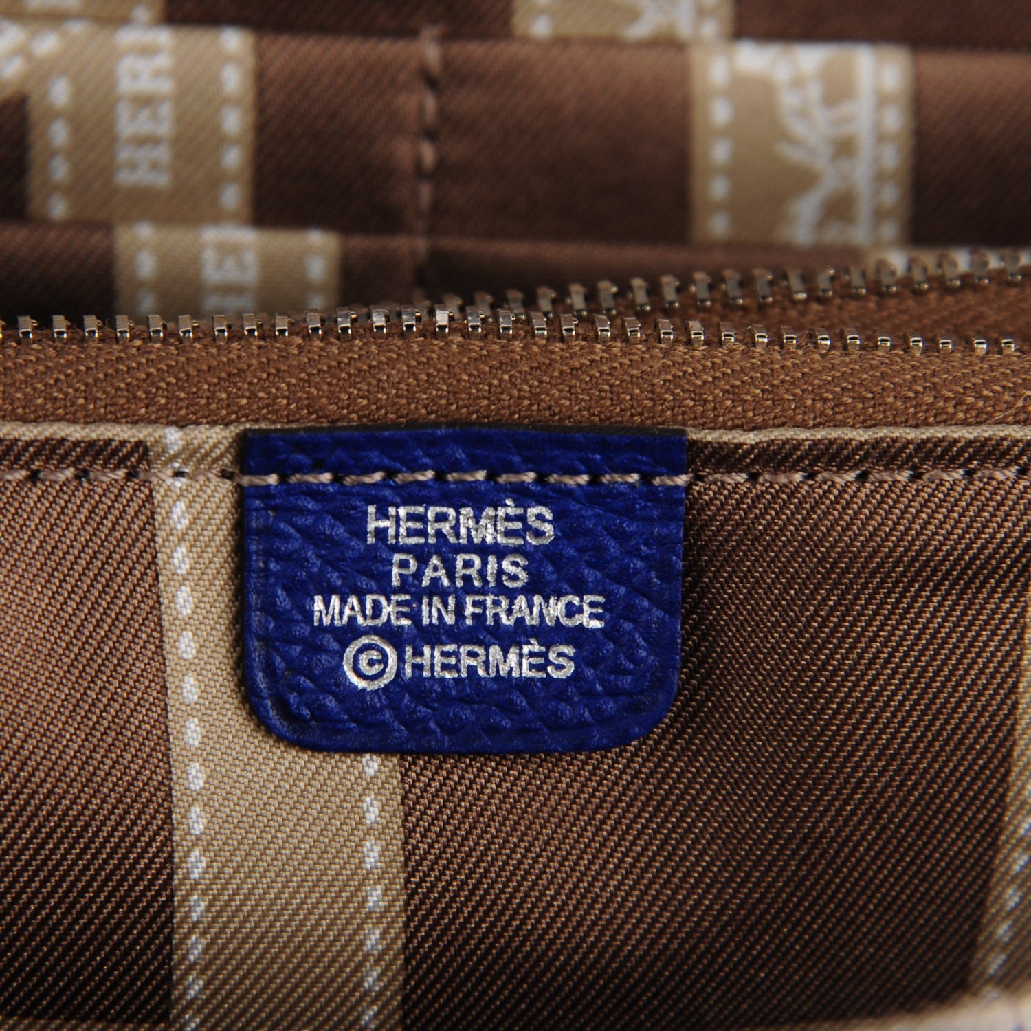 Hermes Epsom Silk'In Wallet Bleu Electrique 11 of 11