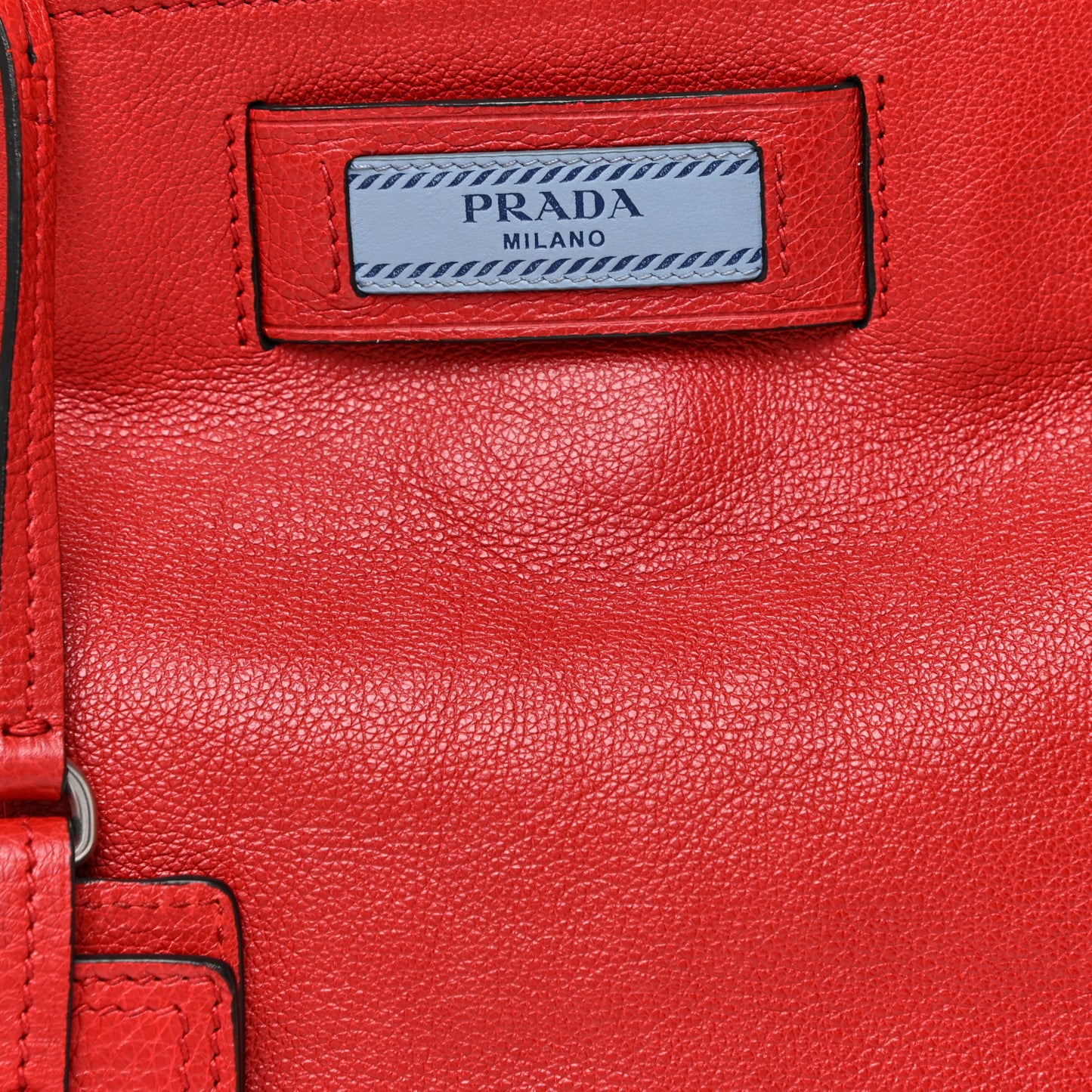 Glace Calf Etiquette Tote Fuoco