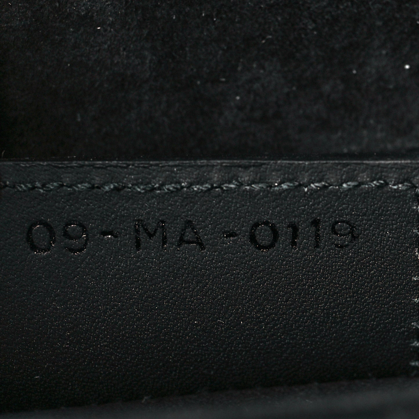 Ultra Matte Calfskin Saddle Bag Black