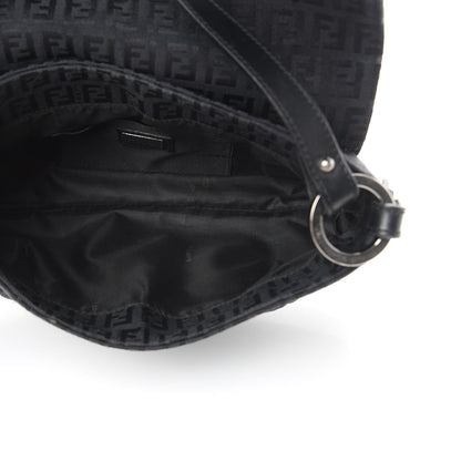 Fendi Zucchino Small Chef Shoulder Bag Black 5 of 12
