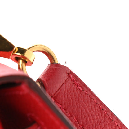Hermes Epsom Kelly Sellier 25 Rouge Casaque 11 of 14