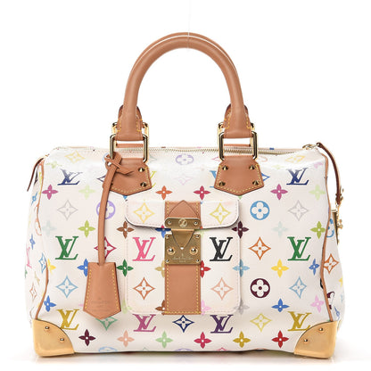 Louis Vuitton Monogram Multicolor Speedy 30 White 1 of 8