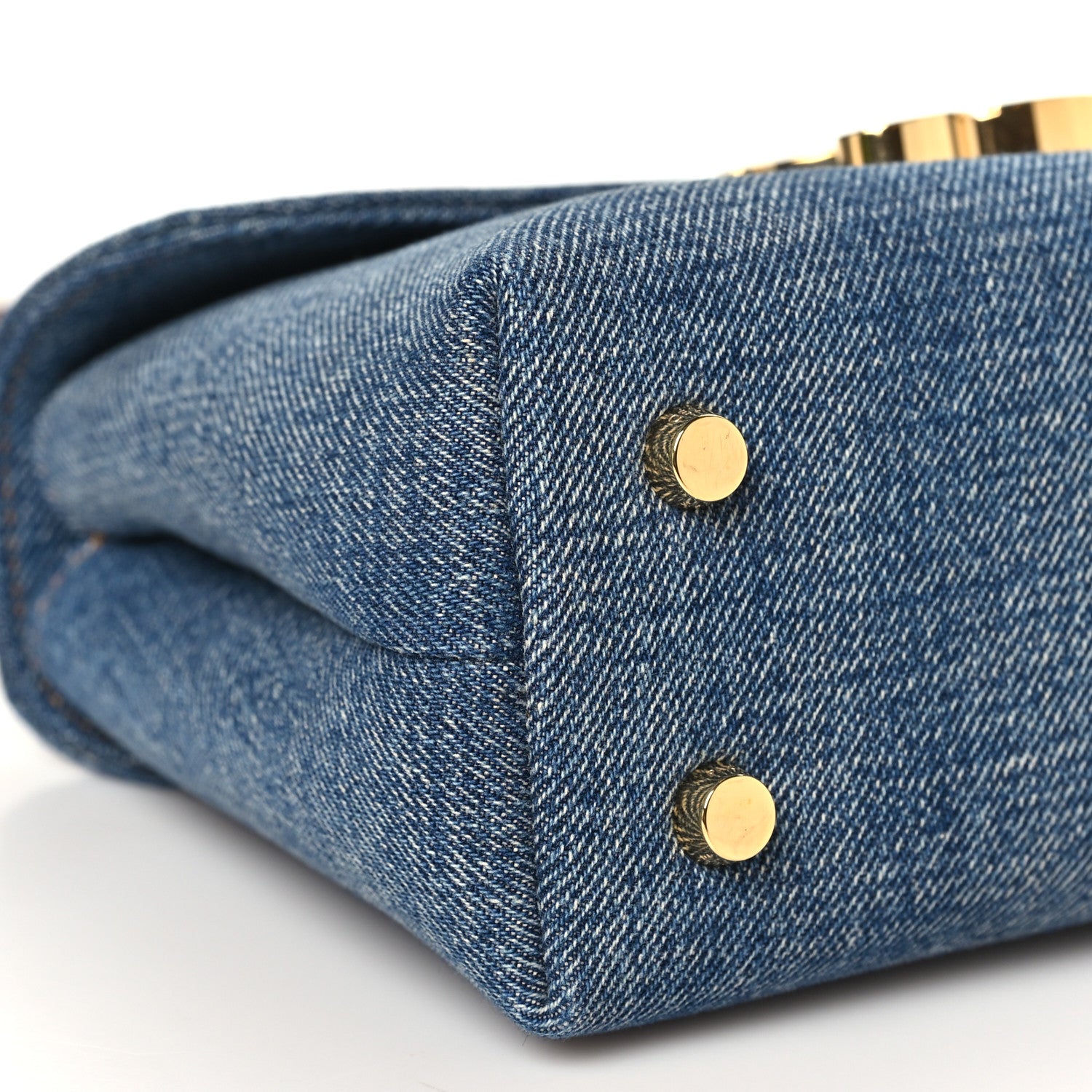 Celine Denim Calfskin Teen Nino Tan 9 of 10