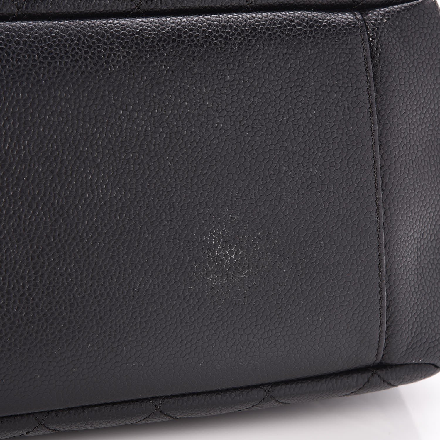 Chanel Caviar Quilted Grand Shopping Tote GST Black 10 of 10