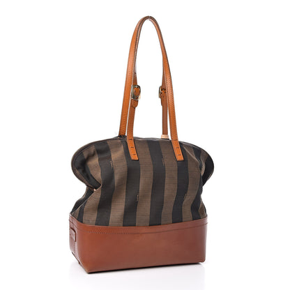 Fendi Pequin Cuoio Vegetale 2Bag Tobacco Cuoio Miele Vacchetta 3 of 17