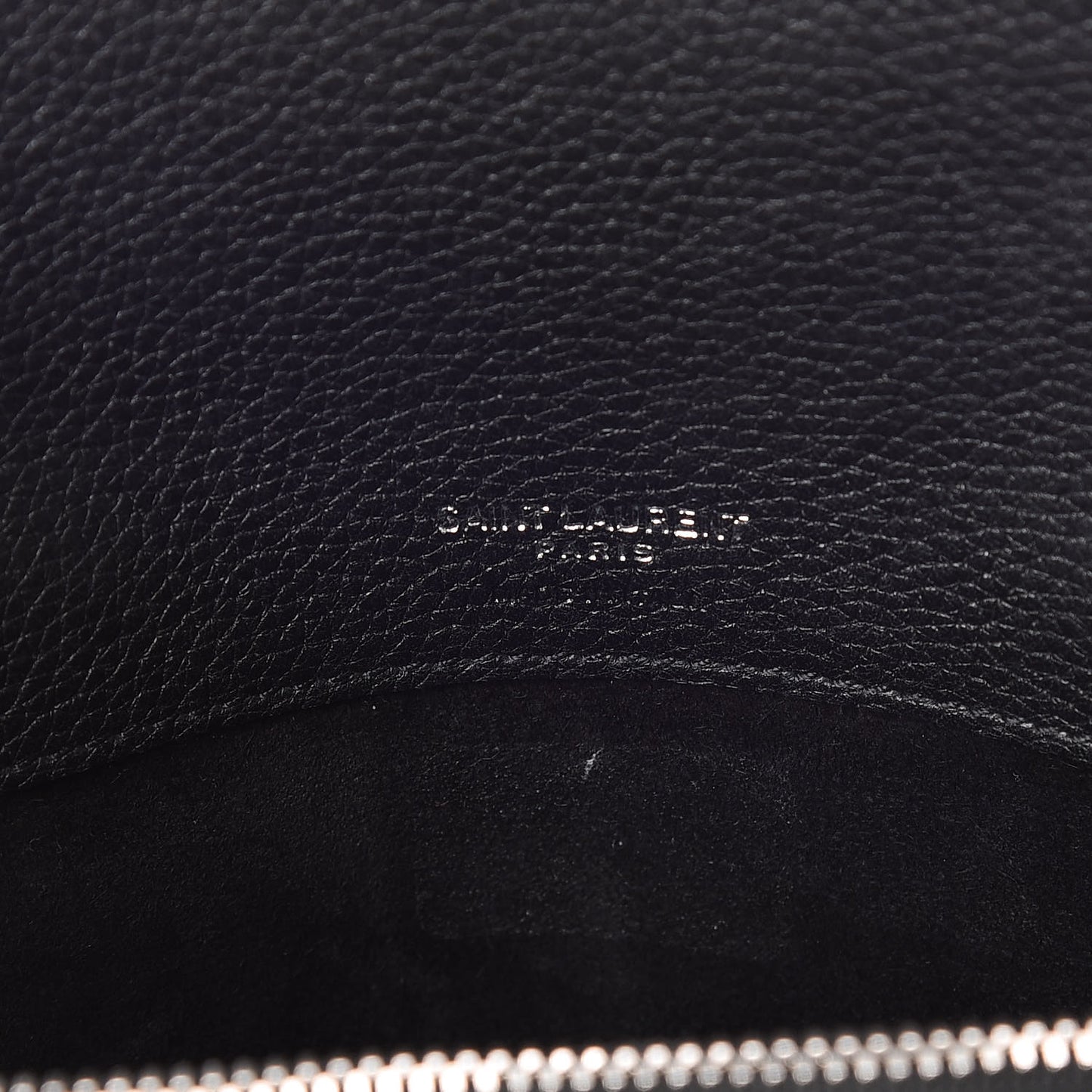 Grained Calfskin Baby Sac De Jour Souple Black