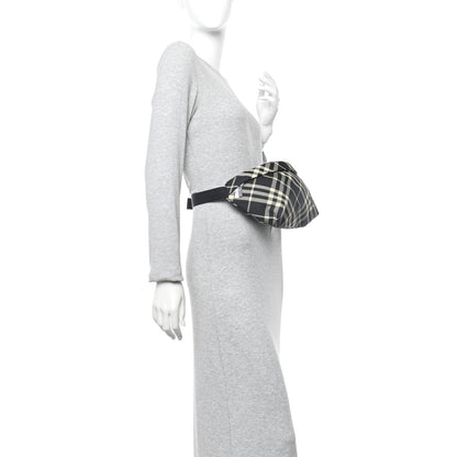 Burberry Canvas Check Essential Belt Bag Black Calico 2 of 9