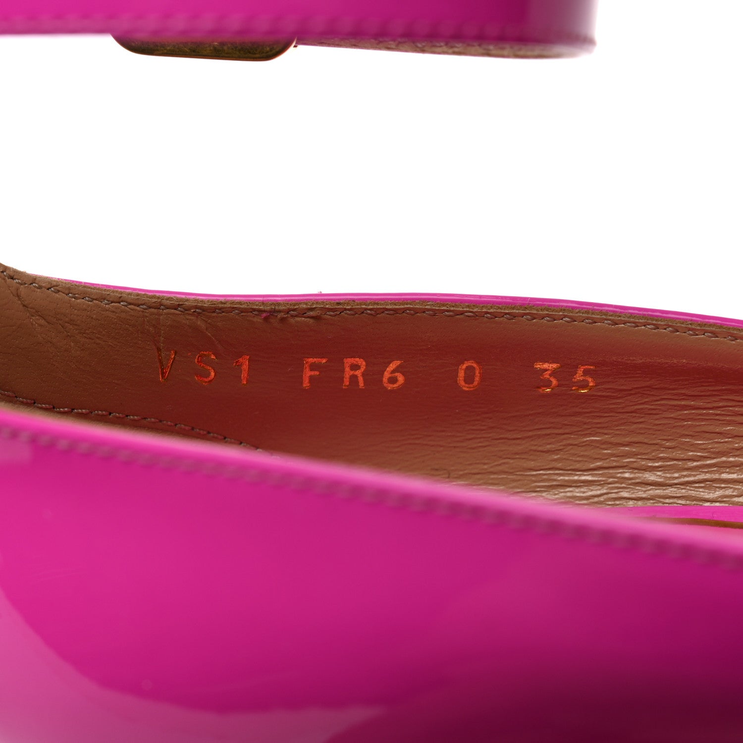 Valentino Garavani Patent Tan-Go 45/135mm Platform Pumps 35 Pink PP 6 of 9