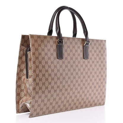 Gucci Crystal Monogram Large Tote Brown 3 of 10