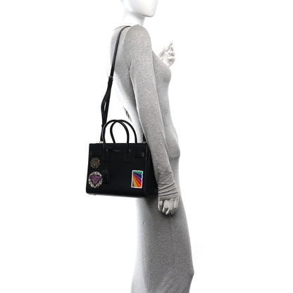 Saint Laurent Calfskin Patchwork Baby Sac De Jour Black Multi 2 of 11