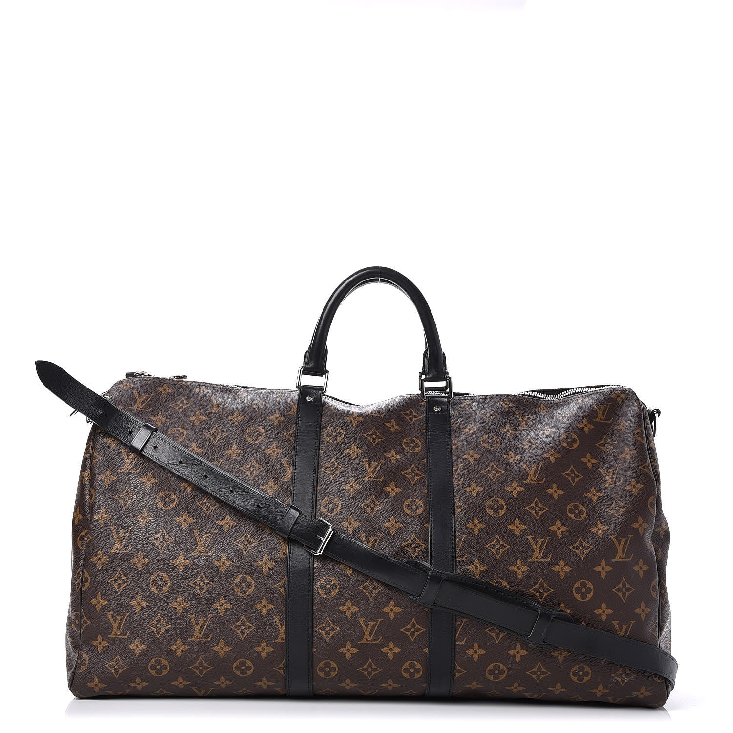 Louis Vuitton Monogram Macassar Keepall Bandouliere 55 1 of 7