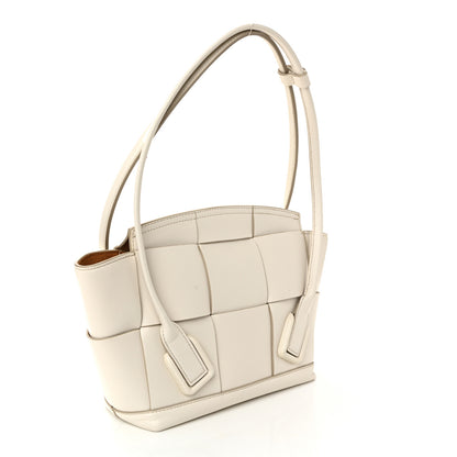 Bottega Veneta French Calfskin Maxi Intrecciato Arco 33 Bianco 3 of 9