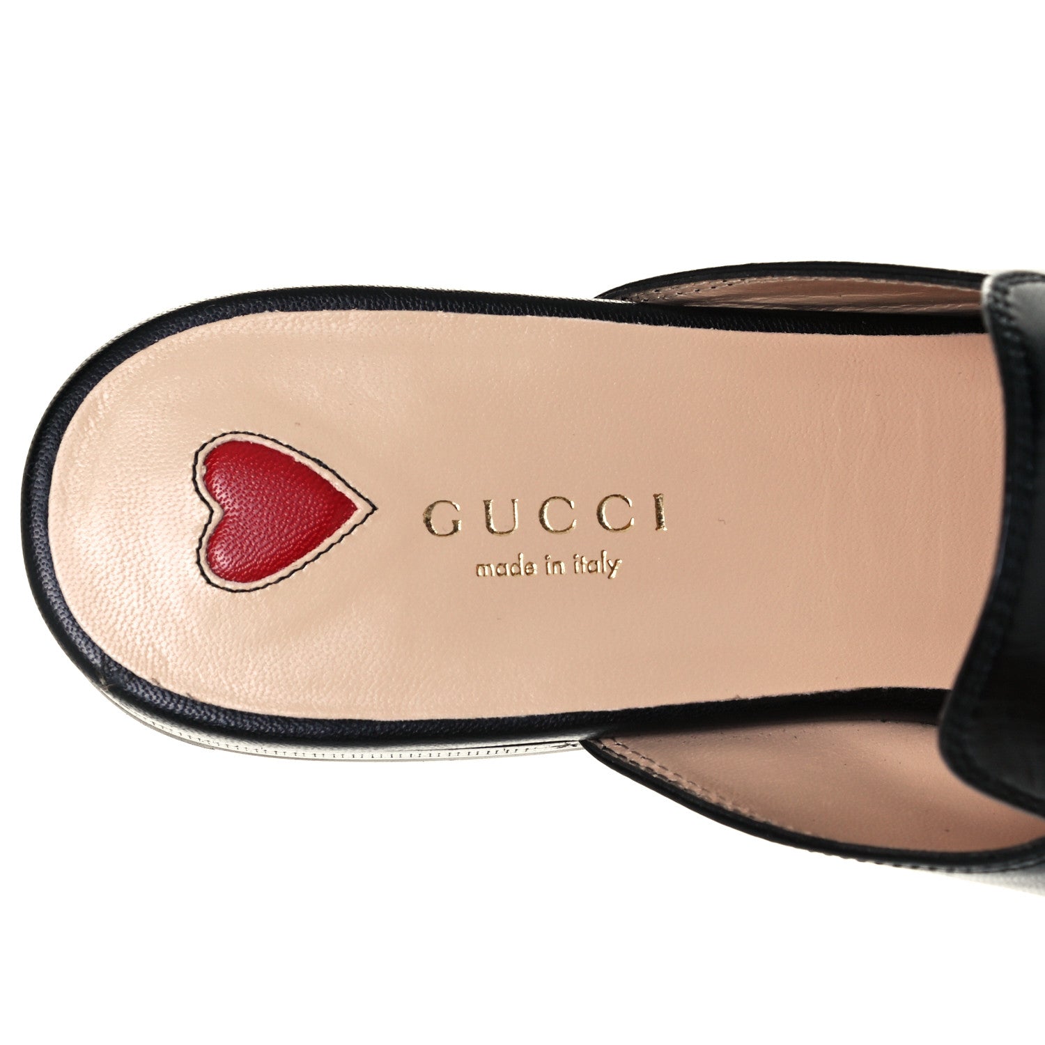 Gucci Malaga Kid Web Womens Princetown Slippers 39 Black 9 of 10