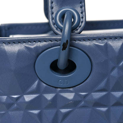 Christian Dior Calfskin Cannage Diamond Small My ABCDior Blue 15 of 18